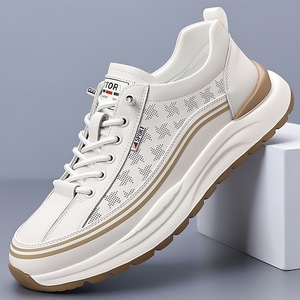 Chaussures Homme Sportives Type Brogues à Enfiler et à Lacets Antidérapantes Tendance Mode Bout Fermé Respirantes pour Toutes Saisons - Product Image 1