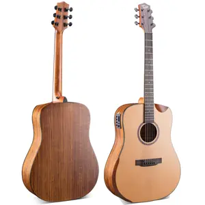 Artiny Wholesale Price And High Quality 41'' Spruce/Walnut Top Matt Finish Acoustic Guitar