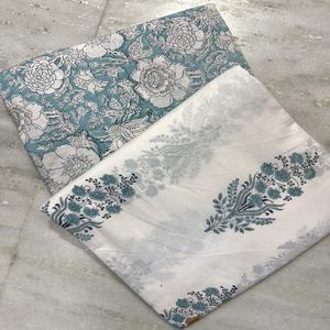 ผ้าฝ้ายอินเดียคุณภาพสูง เป็นมิตรกับสิ่งแวดล้อม สีชมพูอ่อน ลายดอกไม้เรียบง่าย สำหรับเด็กหญิงและเด็กชาย ขายเป็นหลา ผลิตในอินเดีย - Product Image 3