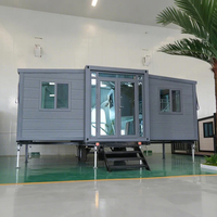 Expédition de maisons préfabriquées extensibles en conteneurs, 2, 4, 5 chambres, bâtiment préfabriqué, maison modulaire, casa modular