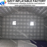Offre Spéciale caractéristique imperméable de grande partie ou de boîte de nuit de tente gonflable noire portative de 20ft