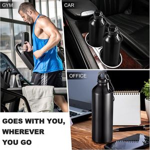 Bouteille d'eau sportive en aluminium Siy561 découpée sur mesure avec couleur et logo personnalisés pour la salle de sport et l'extérieur - Product Image 3
