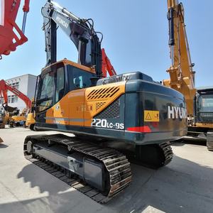 Excavadora Hyundai 220LC-9S usada de alta calidad, de 22 toneladas excavadora de orugas de segunda mano, venta en Stock, Motor central, engranaje de caja de cambios de Corea - Product Image 1