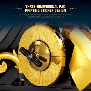 Juego de bloques de construcción de barco pirata, microladrillos de plástico Unisex <span class=keywords><strong>para</strong></span> niños, Kit de modelo de exhibición de velero de perlas negras - Product Image 5