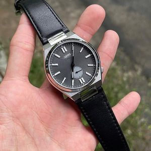 CITIZENA NK5010-01H Đồng hồ nam tự động Mặt kính sapphire Thép không gỉ 316L Dây đeo bằng da thật Mặt số kim đồng hồ bấm giờ - Product Image 1