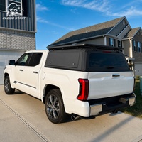 Capot de camionnette léger en aluminium massif, coque de camping, hardtop, auvent imperméable et antirouille, compatible avec Ford Maverick GMC Sierra 5ft 6.5ft