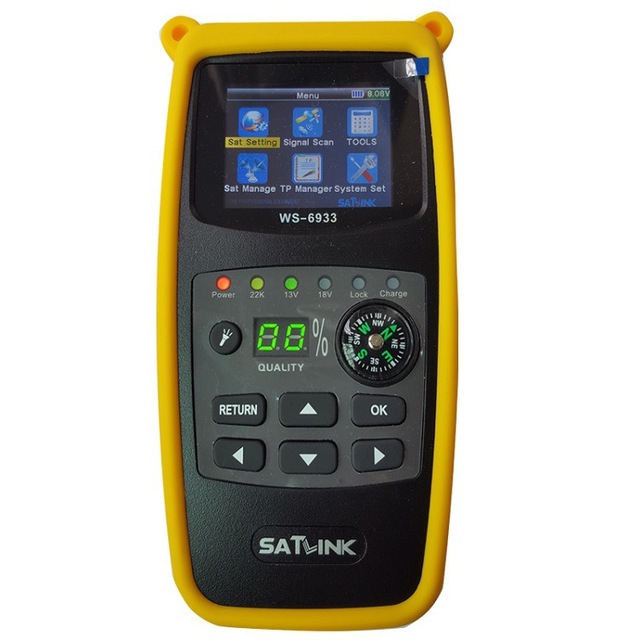 Original Satlink WS-6933 DVB-S2 FTA C&KU Band WS6933 Satlink 6933 Satellite Finder Meter SATLINK WS-6933