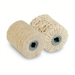 Tampon de polissage ventilé en sisal et coton Ttake Ab7900 110x100 mm pour le detailing automobile - Product Image 2