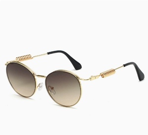 Lunettes de soleil rétro <span class=keywords><strong>steampunk</strong></span> transfrontalières UV400 à monture intégrale, sensation haut de gamme, idéales pour la conduite et la photographie de rue, très tendance - Product Image 6