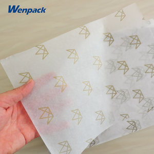 Papier artisanal coloré imprimé sur une face, résistant à l'humidité, avec logo personnalisé, pour l'emballage de vêtements et de cadeaux - Product Image 3
