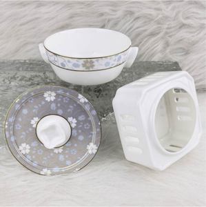 Vajilla de Porcelana de Arte Oriental, Estilo Chino, Color Subesmaltado, Tazón de Cerámica, Plato para Ensalada, Platillo - Product Image 6