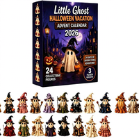Nouveauté : Boîte mystère d'accessoires de décoration 3D en plastique souple, thème Halloween (Citrouille, Fantôme, Gnome), pour compte à rebours d'arrivée, modèle 1, en stock depuis 14 ans