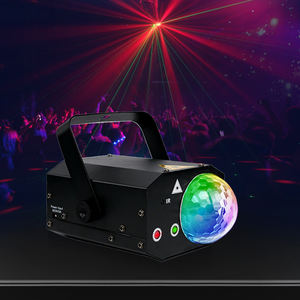 Haz de luces LED con cabezal móvil multiefecto controlado DMX512 de 10W, colores de emisión blancos RGBW para discotecas, discotecas, cuerpo de lámpara de PVC - Product Image 3