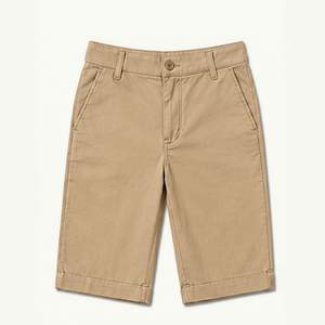 Pantalones Cortos Chino Casuales Negros de Primera Calidad para Hombre, Corte Recto, Hasta la Rodilla - Product Image 1