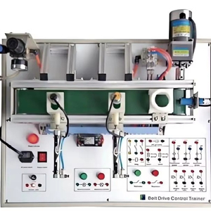 Plataforma de Entrenamiento de Automatización Industrial con Control de Transmisión por Correa, Tecnología de Sensores Neumáticos y Banco de Enseñanza de PLC - Product Image 1