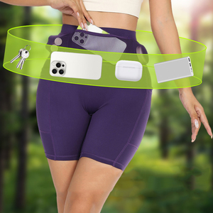 Marathon Pantalon de compression à séchage rapide pour la course à pied Yoga & Gym Fermeture à la taille élastique à 4 points Style décontracté Écologique - Product Image 1