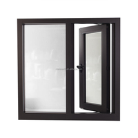 Ventana Abatible de Aluminio CBMmart, Resistente al Viento y al Agua, con Rotura de Puente Térmico y Doble Acristalamiento para Viviendas y Casas