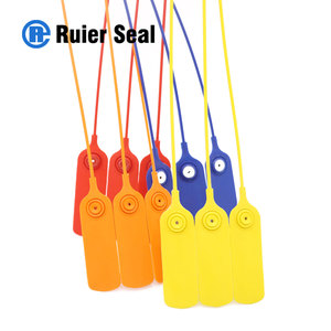 Sceau de sécurité en plastique jetable REP007 anti-effraction pour extincteur, bagages, boîte, camion, <span class=keywords><strong>remorque</strong></span>, conteneurs - Product Image 5
