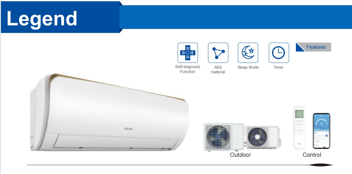 With WIFI control 9000btu air conditioner residential air conditioner