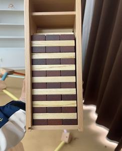 Jeu de construction en bois Strue, Tour à empiler pour adolescents et adultes, Jeux de société - Défi de construction et d'empilage, 54 pièces, Personnalisation acceptée - Product Image 4