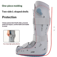 Bottes de marche orthopédiques gonflables pour fractures, bottes de marche orthopédiques CAM, chaussures de marche
