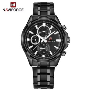 Montre à quartz de luxe pour homme NAVIFORCE NF9089, montre pour homme, cadeau, bracelet en acier inoxydable, montres de sport - Product Image 5