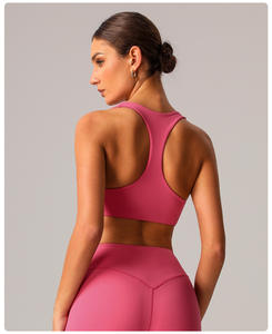 Ropa de Yoga para Fitness 2025 para mujer, sujetador de Yoga para correr al aire libre, almohadilla de pecho desmontable, sujetador de ejercicio de secado rápido desnudo - Product Image 4