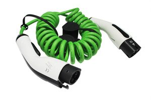 <span class=keywords><strong>Tipo</strong></span> 1 a di <span class=keywords><strong>tipo</strong></span> 2 32A 5 Metri di cavo di ricarica con verde/nero/arancione cavo a spirale - Product Image 5