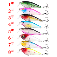 Fabricant nager 12g 10.9cm 8 couleurs peau simulée hameçons forts méné leurre pour bar pour la pêche en bateau