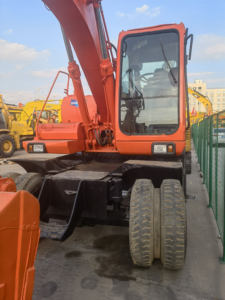 Doosan รถขุดล้อไฮดรอลิก150W-7 210W-7 DH 21TON สภาพดีใช้ปั๊มขุดมอเตอร์แกนเกียร์ - Product Image 3