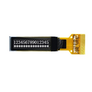 Module d'affichage OLED monochrome de 0.63 pouces, 120x28, pilote SSD1312, petit écran I2C pour compteur intelligent, Arduino portable - Product Image 2