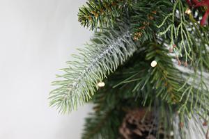 Guirlande de Noël moderne en PVC vert naturel, décorations suspendues personnalisées pour la maison, populaires - Product Image 5