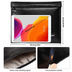 Bolsas <span class=keywords><strong>Faraday</strong></span> Ignífugas e Impermeables <span class=keywords><strong>de</strong></span> 9.8 x 11 Pulgadas, Estuche Protector para Llaves, Celulares y RFID <span class=keywords><strong>de</strong></span> Automóvil - Product Image 2