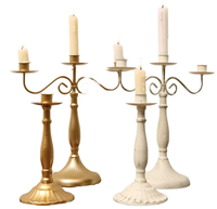 Chandelier en fer doré pour bougies votives, décoration intérieure, ornements de mariage, lanternes et pots à bougies