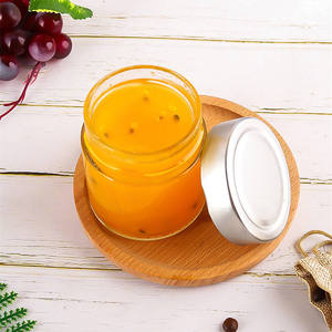 Factory Price Clear Round Shape Honey Food Canning Food Glass <strong>Jar</strong> With High Lid <strong>for</strong> <strong>Jam</strong> &amp; Fruit in Stock - Product Image 3