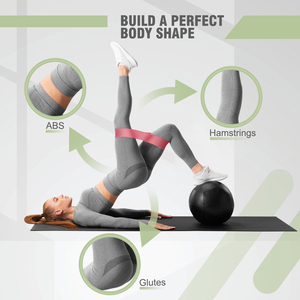 Set di Fasce di Resistenza in Tessuto Nude Personalizzate con Logo, Fasce Spesse per Allenamento Fitness, Esercizi per Glutei e Fianchi - Product Image 4