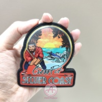 Logo en caoutchouc à repasser 2D 3D Patch coloré en caoutchouc Patch en PVC de bande dessinée Presse en silicone pour chapeaux