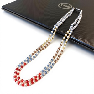 Bracelet de mariage tendance de qualité supérieure, en laiton avec perles, pour collection de tenues de soirée féminines - Product Image 2