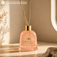 Bouteille diffuseur de parfum en verre transparent en forme de cloche de 150 ml, décoration d'intérieur, logo personnalisé, finition de surface disponible