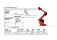 Robot de 6 Ejes de Alta Resistencia con Carga Útil de 60 kg y Alcance de 2100 mm para Logística, Paletización y Carga de Producción