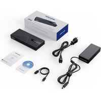 Station d'accueil WAVLINK UG69PD24 12-en-1 PD 100W avec affichage, prix usine, compatible Thunderbolt 4 / 3