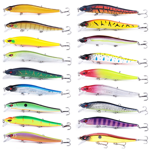 Leurres de pêche au brochet personnalisables dans l'ensemble VM02 granulés de plastique 100mm10g coulant Jerkbait hameçons aigus hochet Shad vairon leurre - Product Image 2