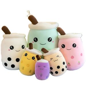 Niedliche weiche Chinane Milch Tee tasse Plüsch Spielzeug Boba Milch Tee Plüsch Spielzeug Blasen kissen - Product Image 1