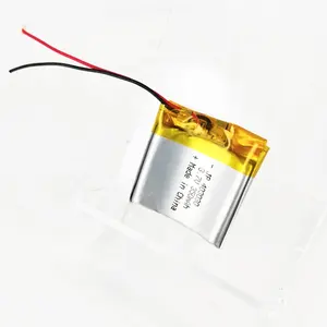 유연한 lipo 곡선 배터리 3.7v 350mah 403030 곡선 모양 충전식 배터리