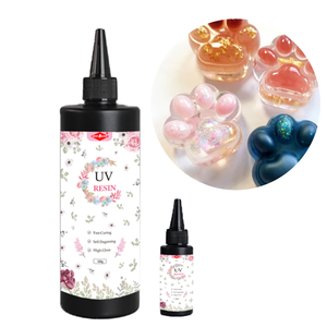 Resina <span class=keywords><strong>UV</strong></span> Morbida 100g per Creazioni di Gioielli Fai-da-Te, Colla <span class=keywords><strong>UV</strong></span> Trasparente Morbida per Realizzazione di Oggetti in Cristallo - Product Image 1