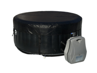 Spa gonflable portable sur mesure pour 3-4 personnes, bain à remous extérieur, jacuzzi, bain de massage, piscine, design moderne, durable, relaxation