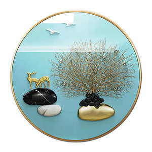 Bols ovales en céramique à motif marbré noir, faits à la main, accessoires décoratifs minimalistes pour le salon - Product Image 2