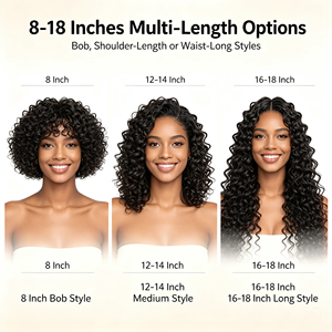 Extensiones de Cabello Sintético Mini <span class=keywords><strong>GoGo</strong></span> para Crochet, 2 Hebras en Espiral, Pequeñas y Rizadas, Pre-Enlazadas, Onduladas Estilo Boho - Product Image 5