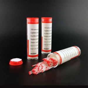 Tabung koleksi darah kaca kapiler tabung <span class=keywords><strong>Hematocrit</strong></span> tabung kapiler