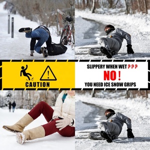 Yousya Crampons à glace antidérapants de haute qualité Crampons de traction de neige pour l'escalade sur glace et la marche au bord du lac River Stream - Product Image 6